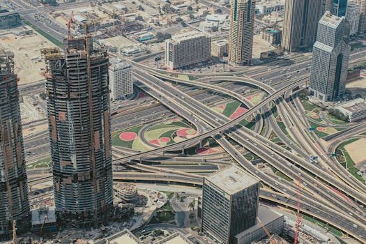 Dubai Skyline Royal Suites Inside Luxury Hotel Tower