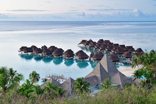 Exclusive Island Resorts With Crystal Lagoon Sunset Decks
