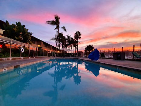 Hidden Luxury Beach Resorts With Elegant Sunset Garden Pools