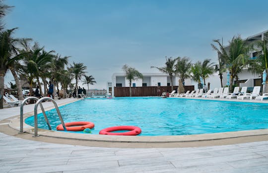 Luxury Coastal Hotels With Crystal Blue Lagoon Pool Decks