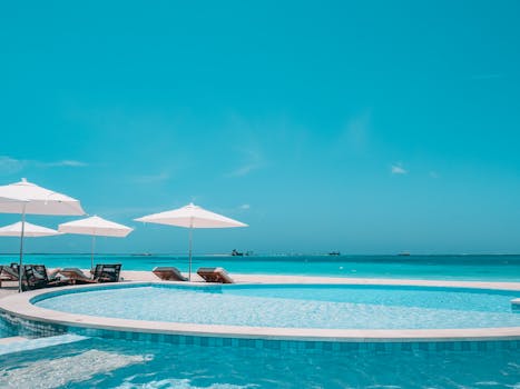Luxury Hotels With Infinity Pools Overlooking Turquoise Lagoons