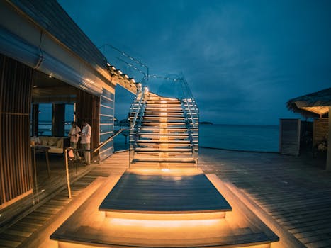 Luxury Seaside Hotels With Elegant Sunset Horizon Terraces