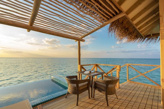 Maldives Luxury Sunset Villas With Overwater Infinity Pool