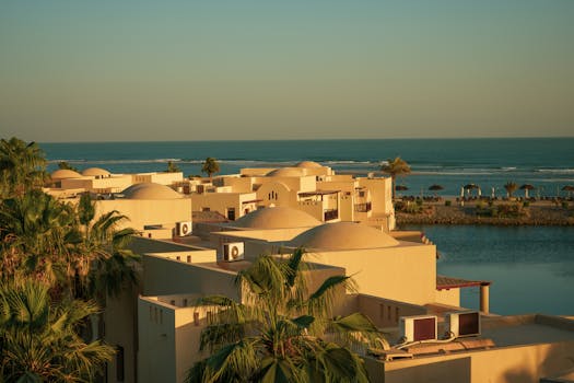 Mediterranean Beachfront Luxury Villas With Ocean Sunset Views