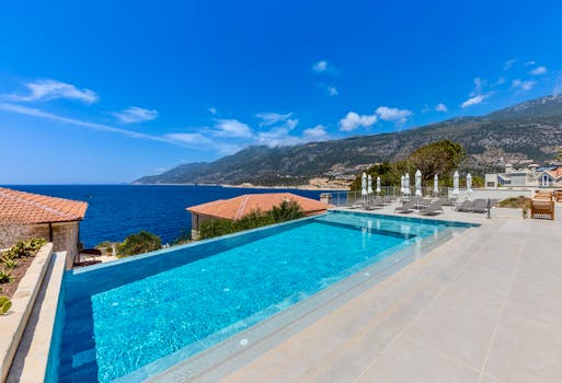 Mediterranean Ocean Resort Featuring Elegant Infinity Villas