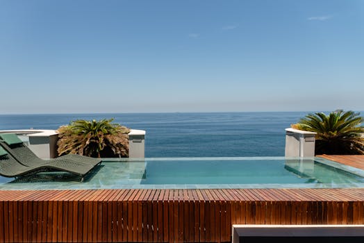 Private Beach Resorts With Elegant Ocean Panorama Deck Pools