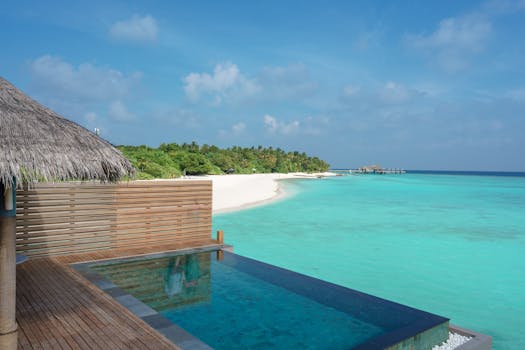 Private Island Resorts With Crystal Blue Infinity Pool Views