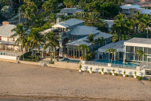 Private Island Villas With Elegant Beachfront Sunset Pools