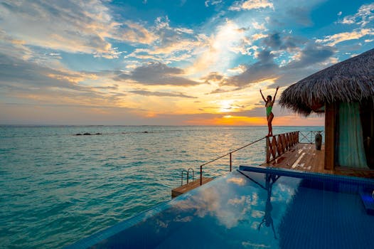 Private Island Villas With Infinity Pools Facing Golden Beaches