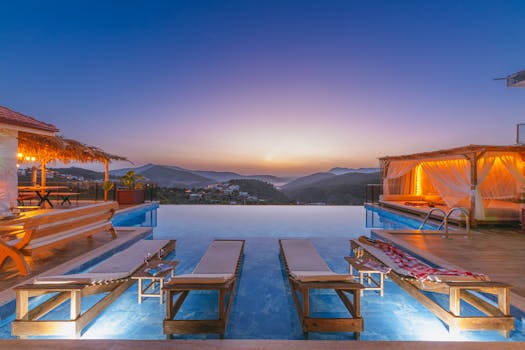 Scenic Beachfront Villas With Elegant Lagoon Pool Decks