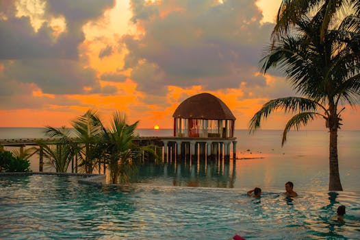 Scenic Island Resorts With Elegant Sunset Ocean Suites