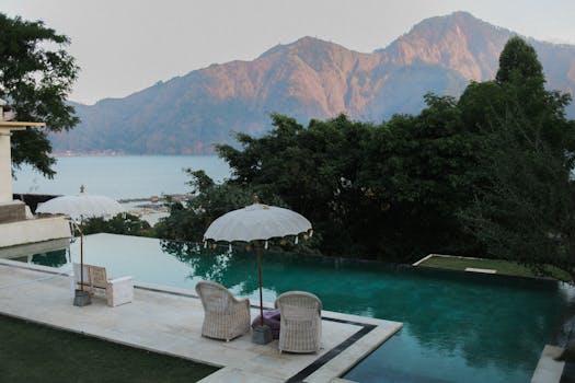 Scenic Island Villas With Infinity Pools Above the Coastline